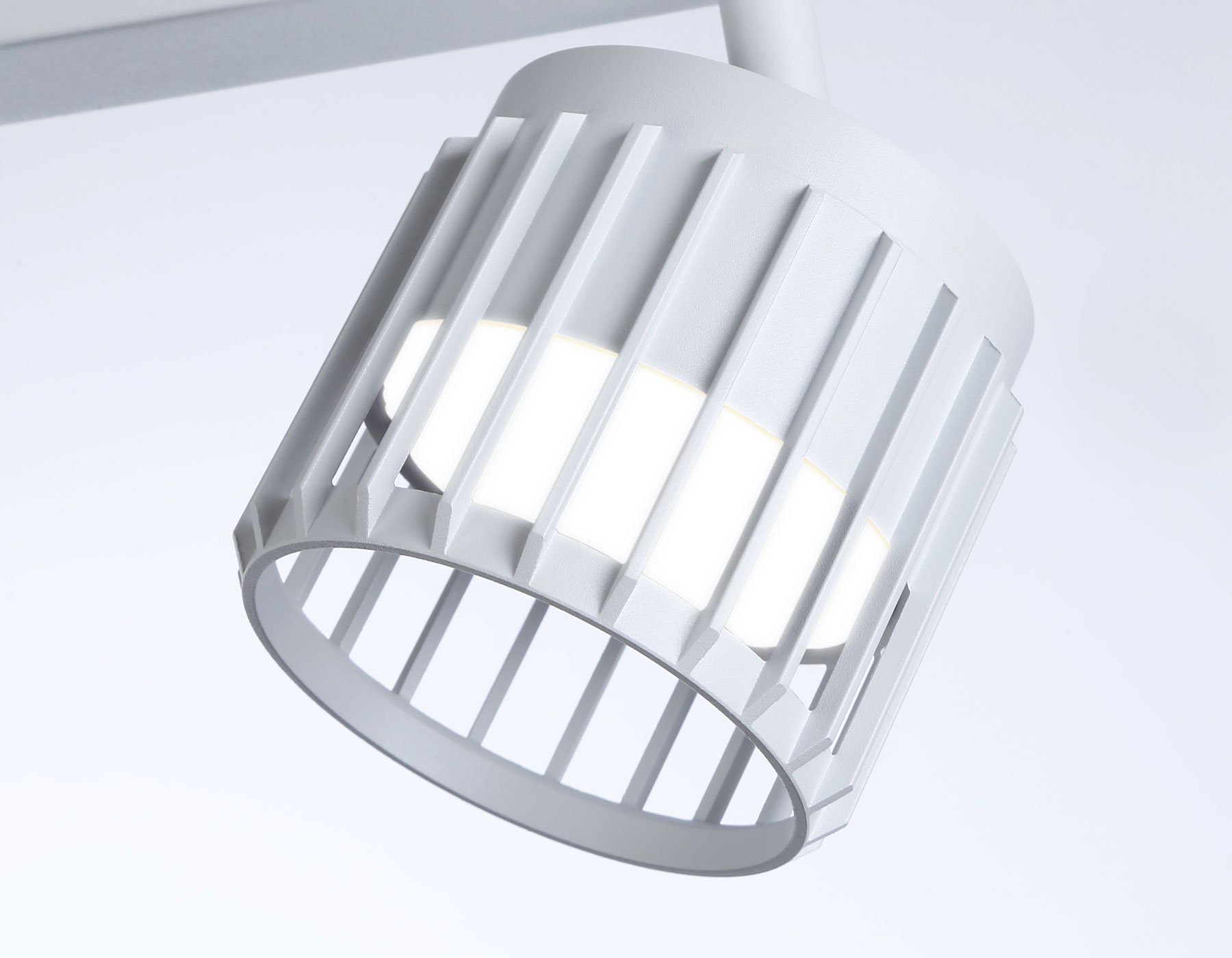 Настенно-потолочный поворотный спот со сменной лампой GX53 TN71166/3 WH белый GX53/3 400*100*125