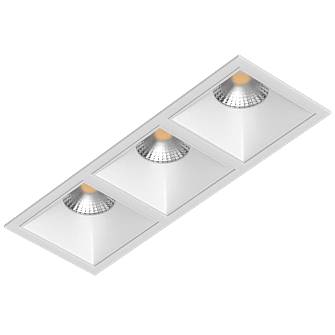 Встраиваемый светильник под сменную лампу Ledron RISE KIT3 White (2463)