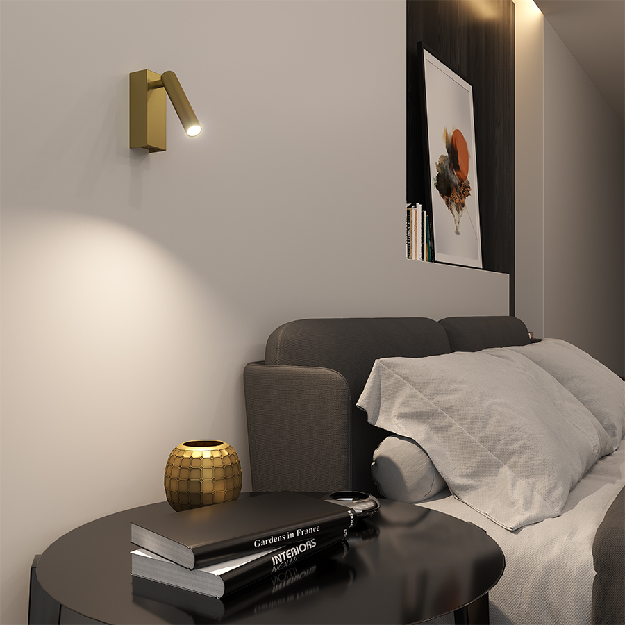 Настенный светодиодный светильник BEAM Gold (9967)