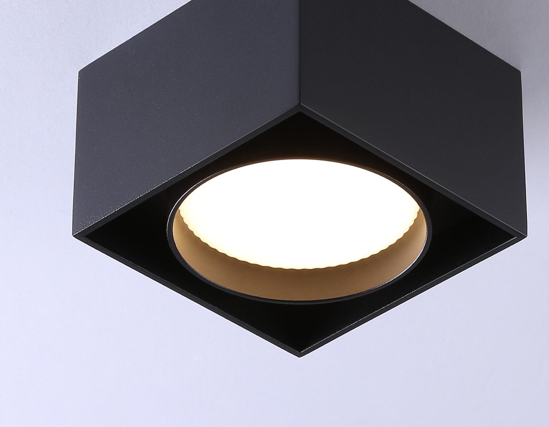 Накладной точечный светильник GX53 TN70866 BK черный GX53 max 12W 95*95*62