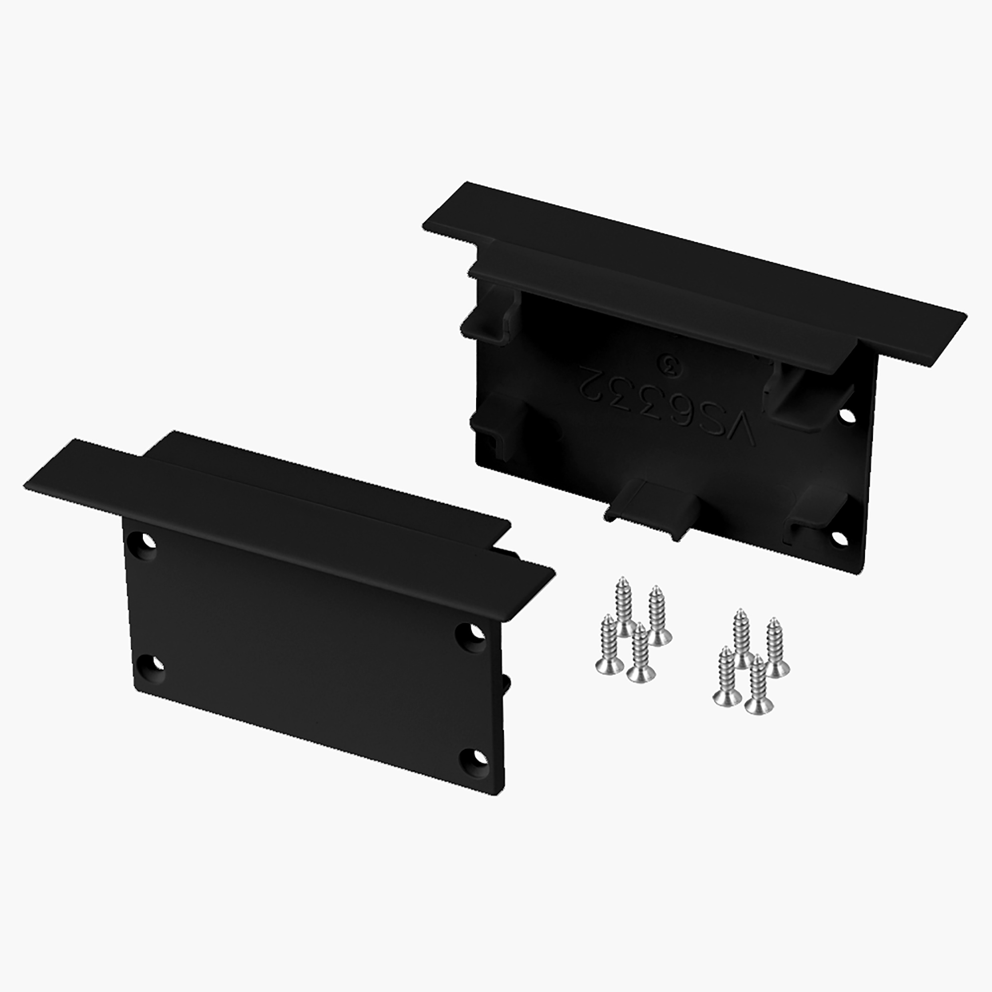 Профиль с экраном SL-LINIA62-F-2500 BLACK+OPAL (Arlight, Алюминий) 036307