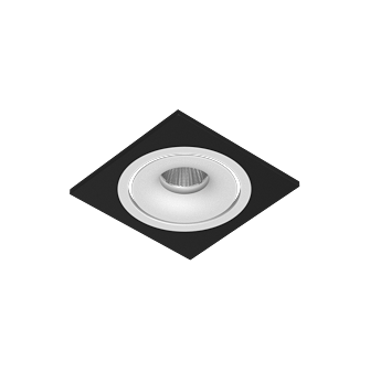 Встраиваемый светодиодный светильник Ledron LH10 SQ Black-White (2135)