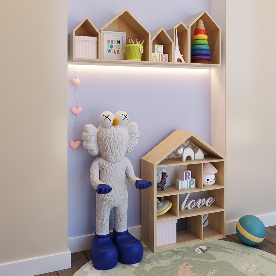 Лохматик - дизайнерская статуэтка скульптура (9351)