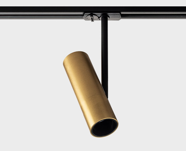 M03-094 gold/black GU10 220V светильник  для однофазного трека