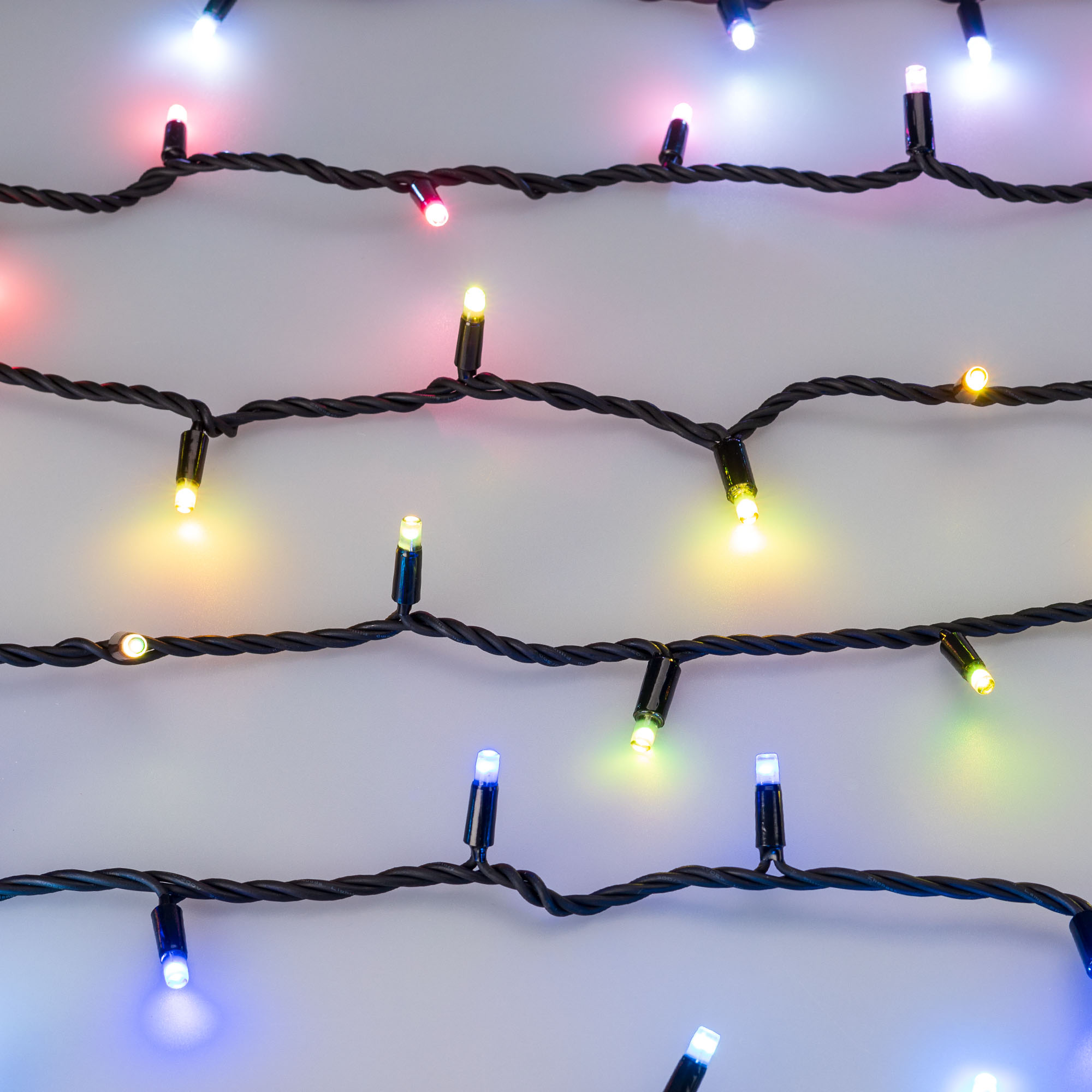 Светодиодная гирлянда ARD-STRING-PRO-10000-BLACK-100LED-LIVE RGB-DMX (24V, 10W) (Ardecoled, IP65) 031750