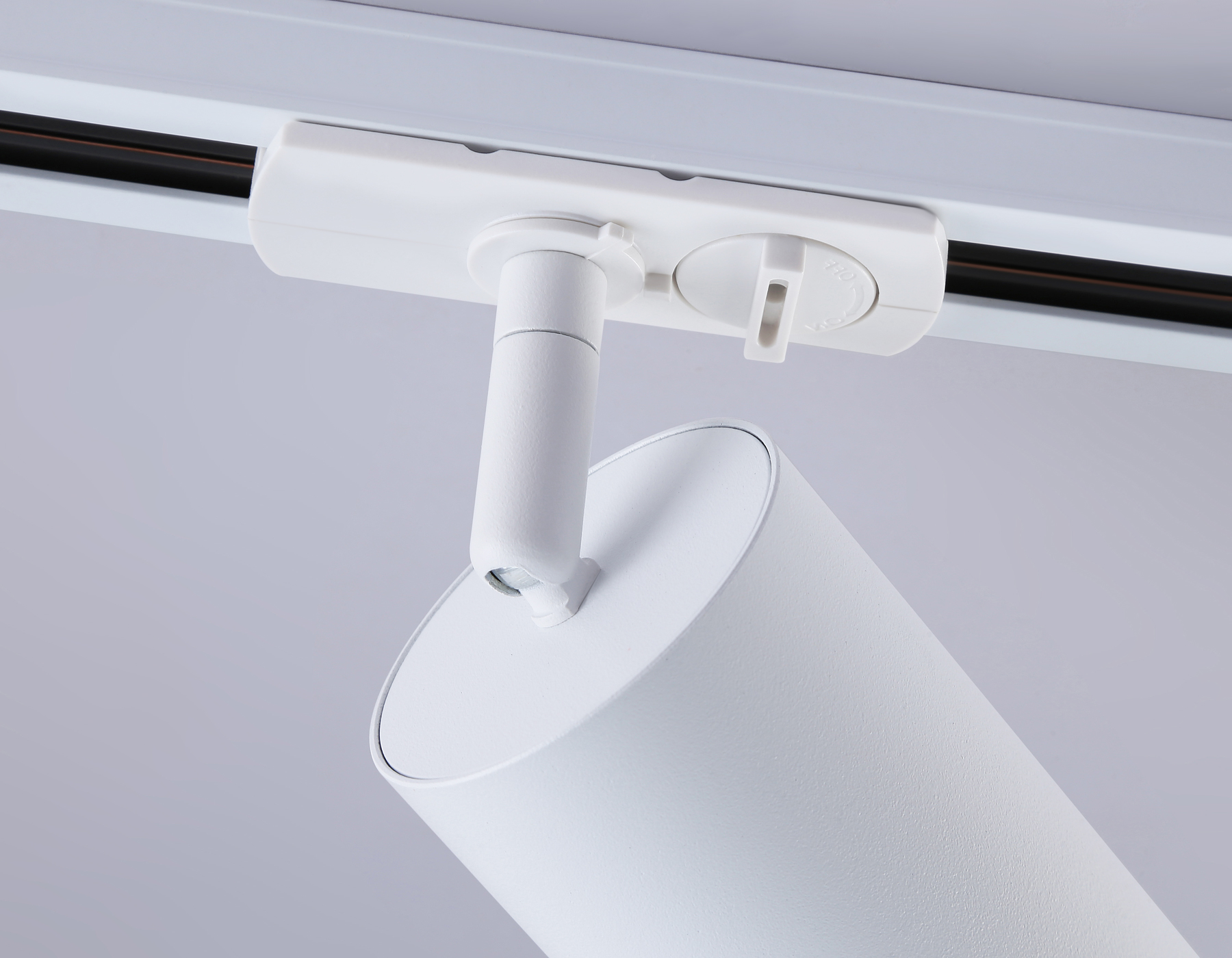 Трековый однофазный светильник со сменной лампой GL5161 WH/BK белый/черный GU10 max 12W D60*190