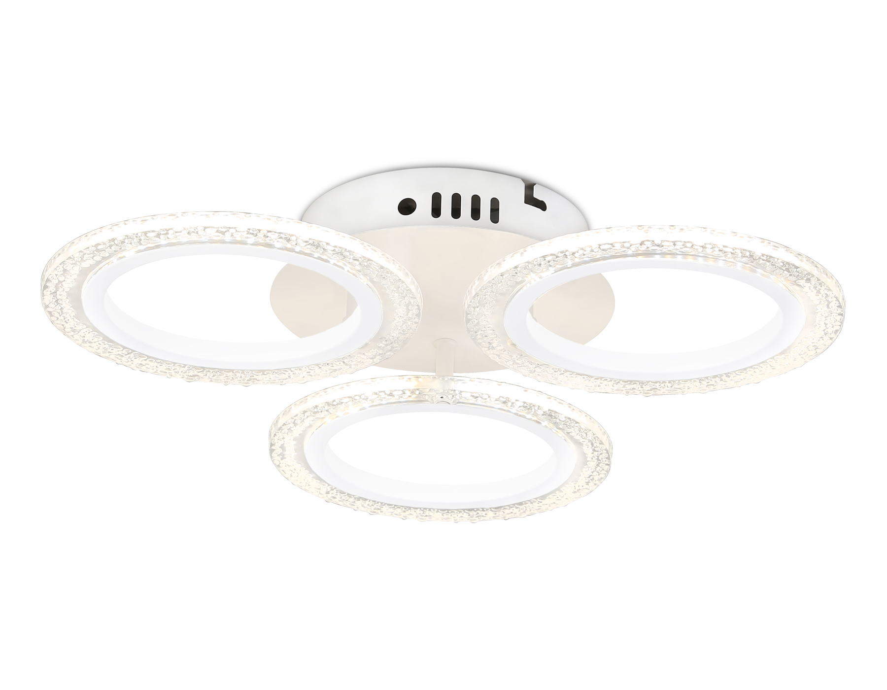 Потолочный светодиодный светильник с пультом FA4050/3 WH белый 4200K/3000/6400K 30W D490*65 (ПДУ ИК)