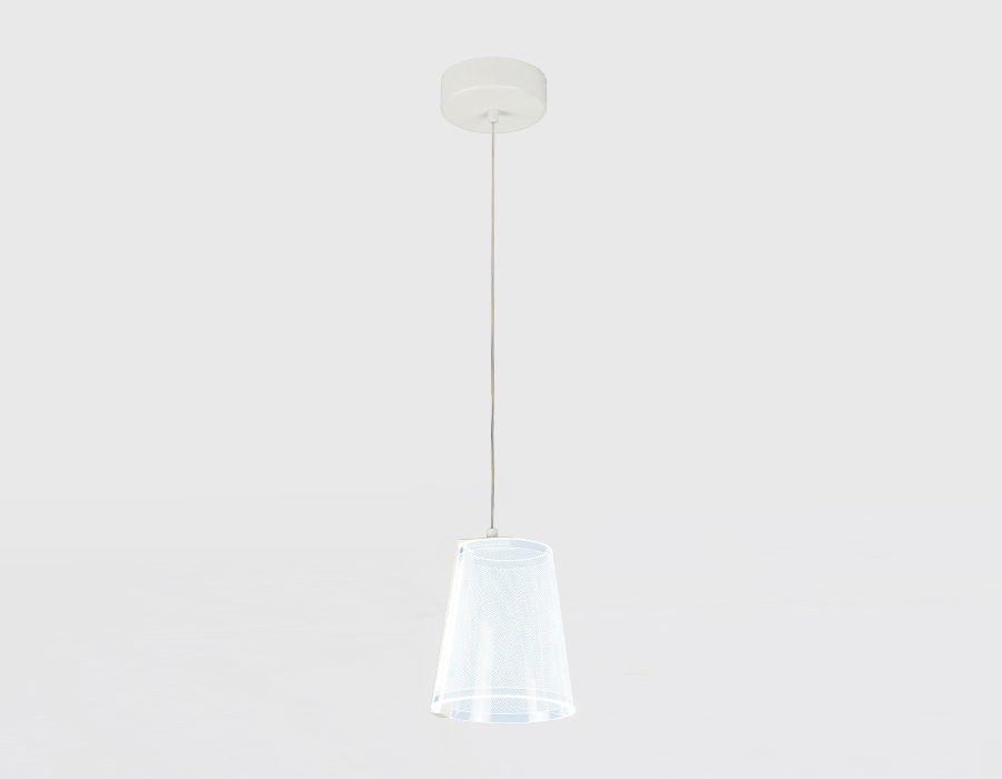 Подвесной светодиодный светильник AK4112 WH белый 19W D150*980 (Без ПДУ)