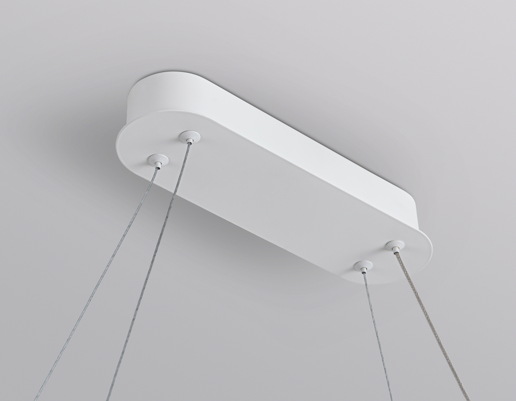 Подвесной светодиодный светильник FL5588/1+4 WH белый 30W 3000K/4200K/6400K 1000*200*1300 (без ПДУ)