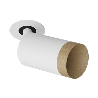 Встраиваемый светодиодный светильник Ledron SAGITONY R Basic S60 Wooden White (10196)