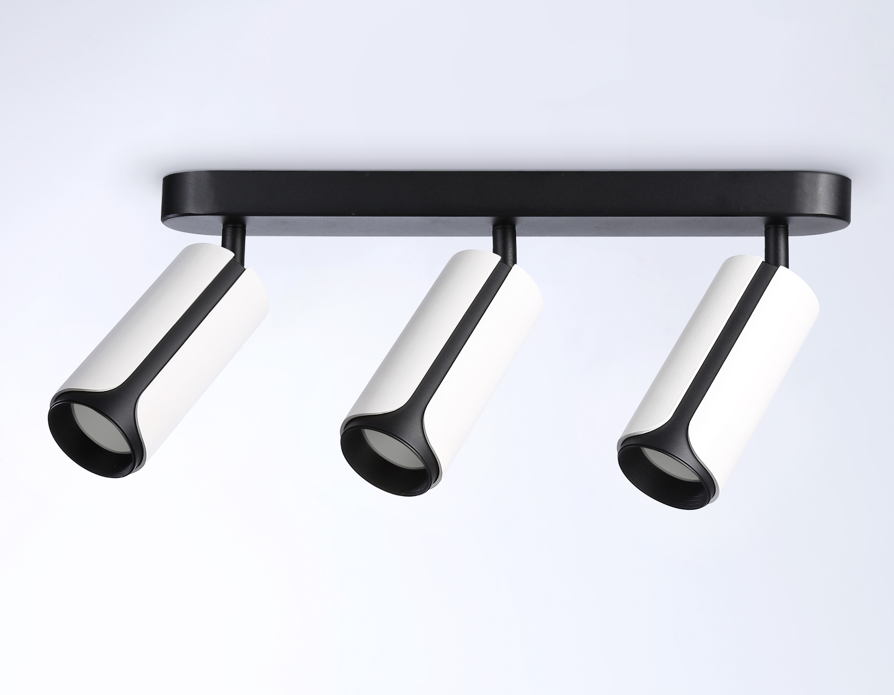 Настенно-потолочный поворотный спот со сменной лампой GU10 TN51603/3 WH/BK белый/черный GU10/3 380*60*195