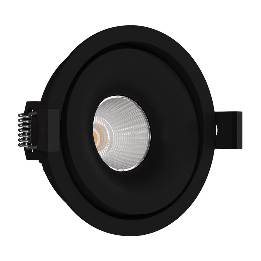 Встраиваемый поворотный светодиодный светильник MJ1006 Black 4000K (10506)