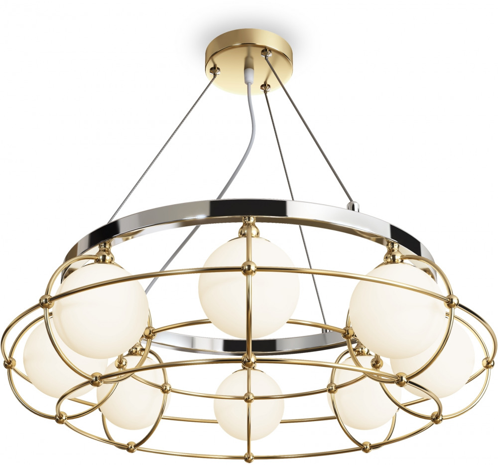 Подвесная люстра Carcass MOD312PL-08GCH (mod312pl-08gch)