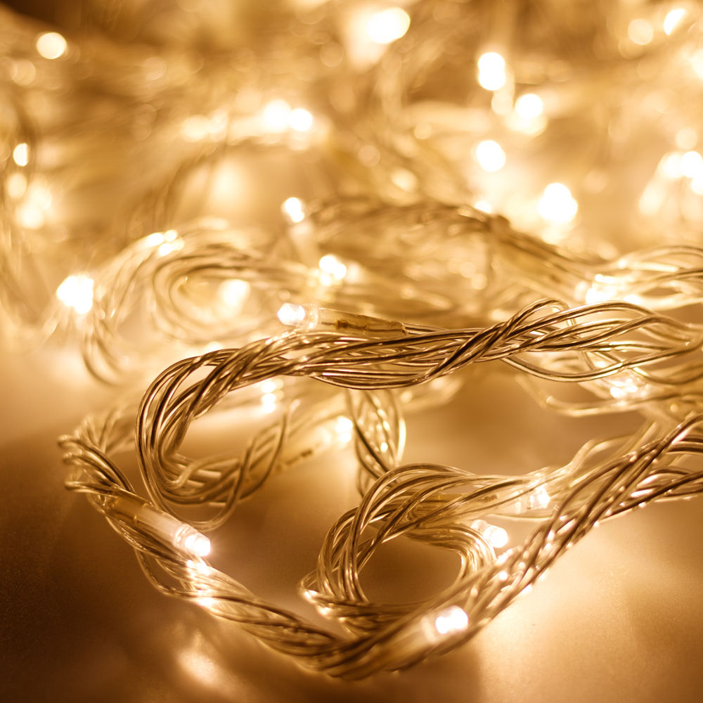 Светодиодная гирлянда ARD-STRING-HOME-10000-CLEAR-99LED-RUN WARM (230V, 10.5W) (Ardecoled, IP20) 025917
