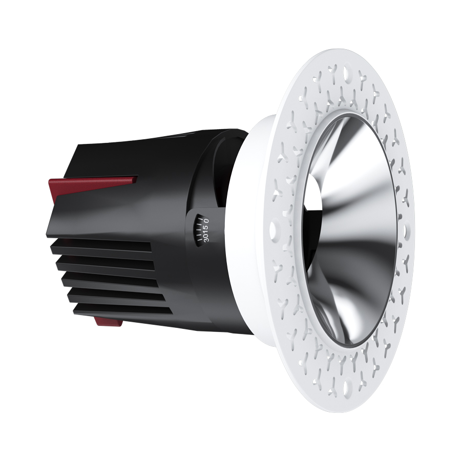 Встраиваемый светодиодный светильник под шпаклевку Starship Silver 12W Zigbee (11087)