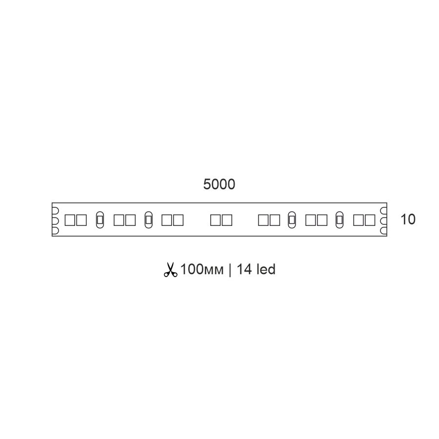 Светодиодная лента Ledron MIX D8140 2700-6000K (10980)