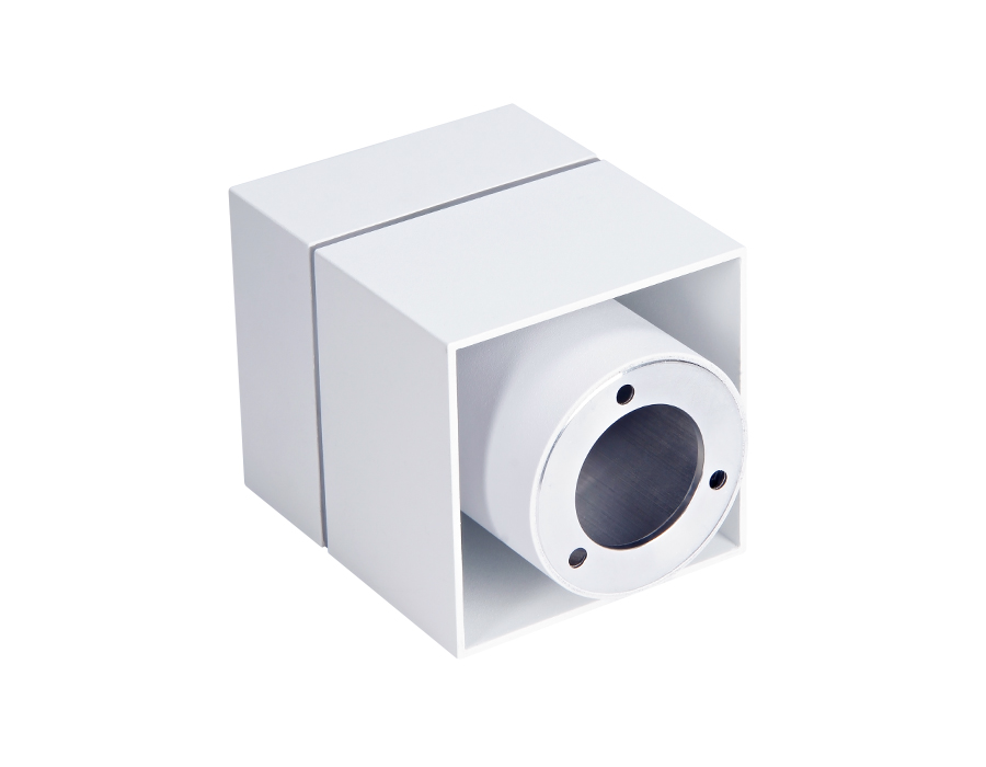 Накладной светодиодный точечный светильник TN257 WH/S белый/песок LED 4200K 7W 80*80*100