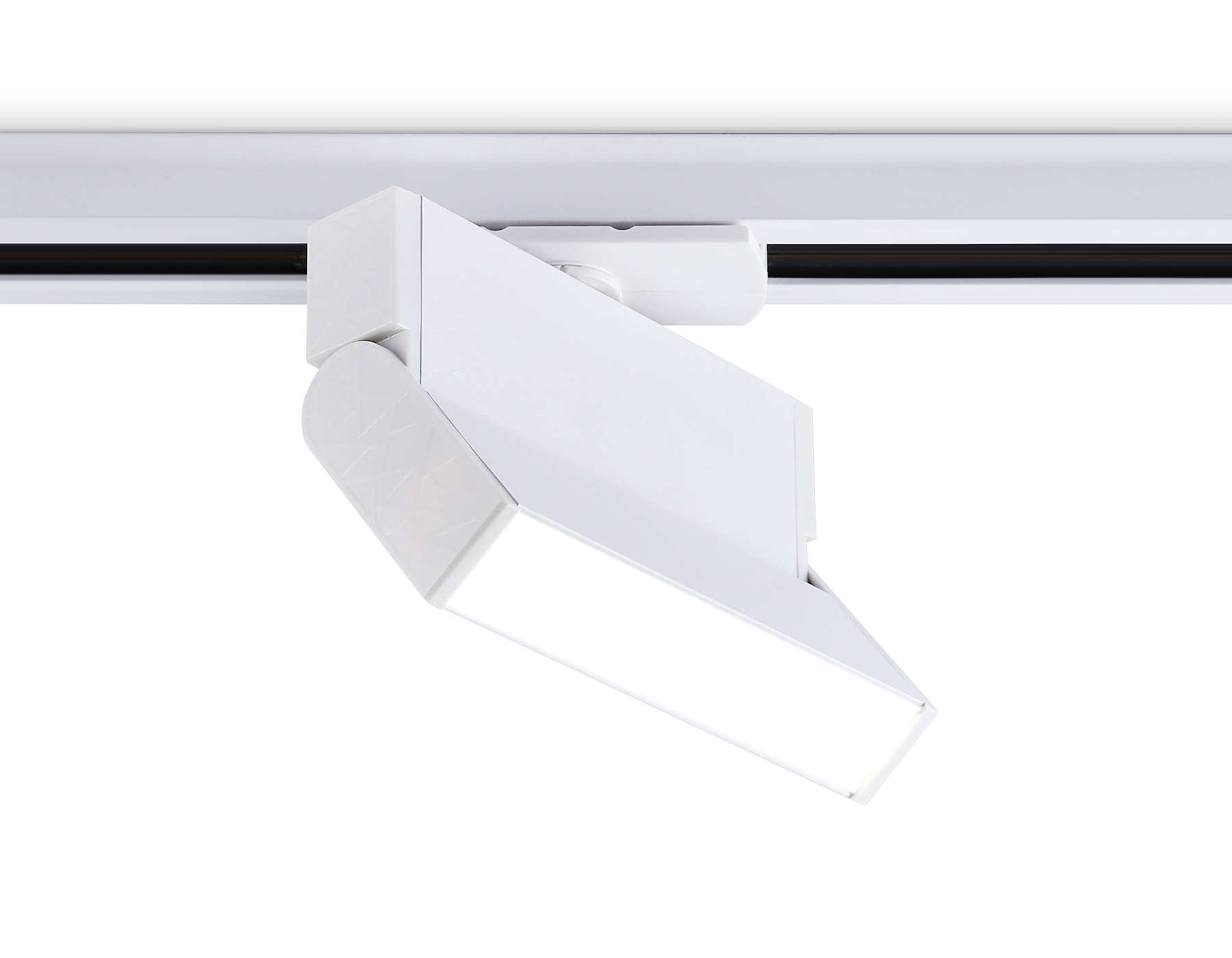 Трековый однофазный светодиодный светильник GL6801 WH белый LED 6W 4200K 115*22*87