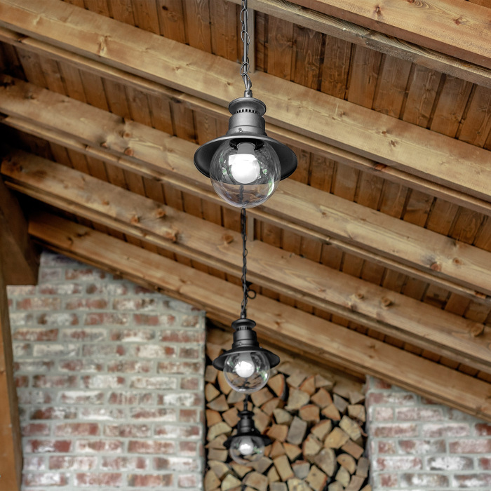 Уличный подвесной светильник Talli H GL 3002H черный (electrostandart_a038483)