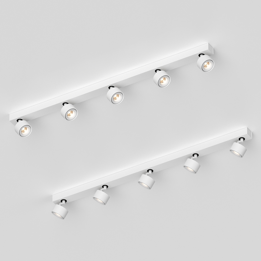 Накладной поворотный светодиодный светильник Ledron SAGITONY E5 S75 Dim White 3000K (2601)