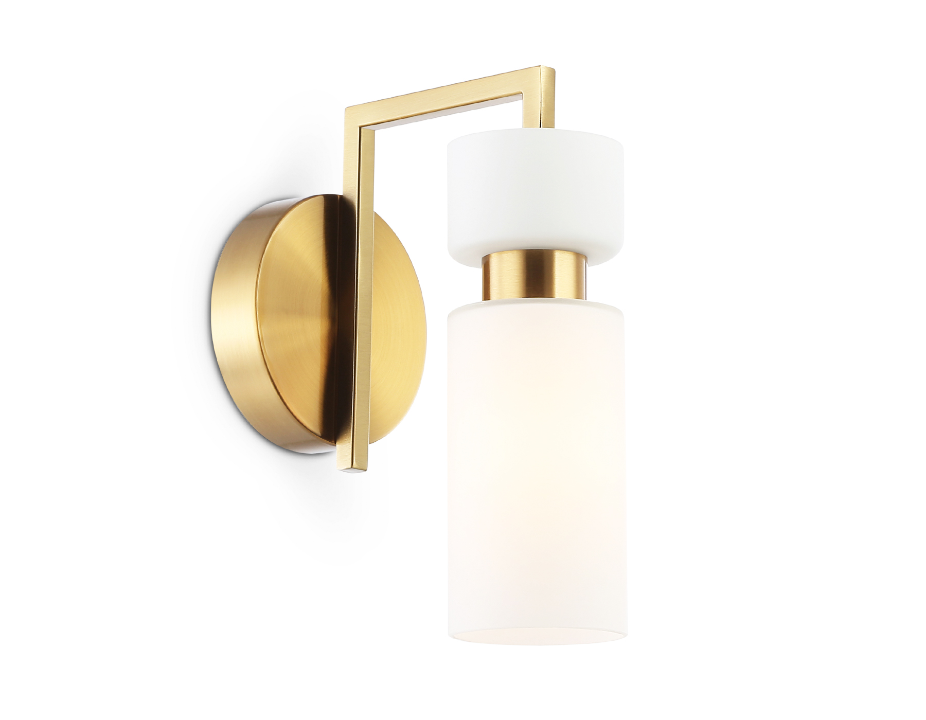 Настенный светильник LH56130 BS/FR латунь/белый матовый E14 max 40W 150*100*210