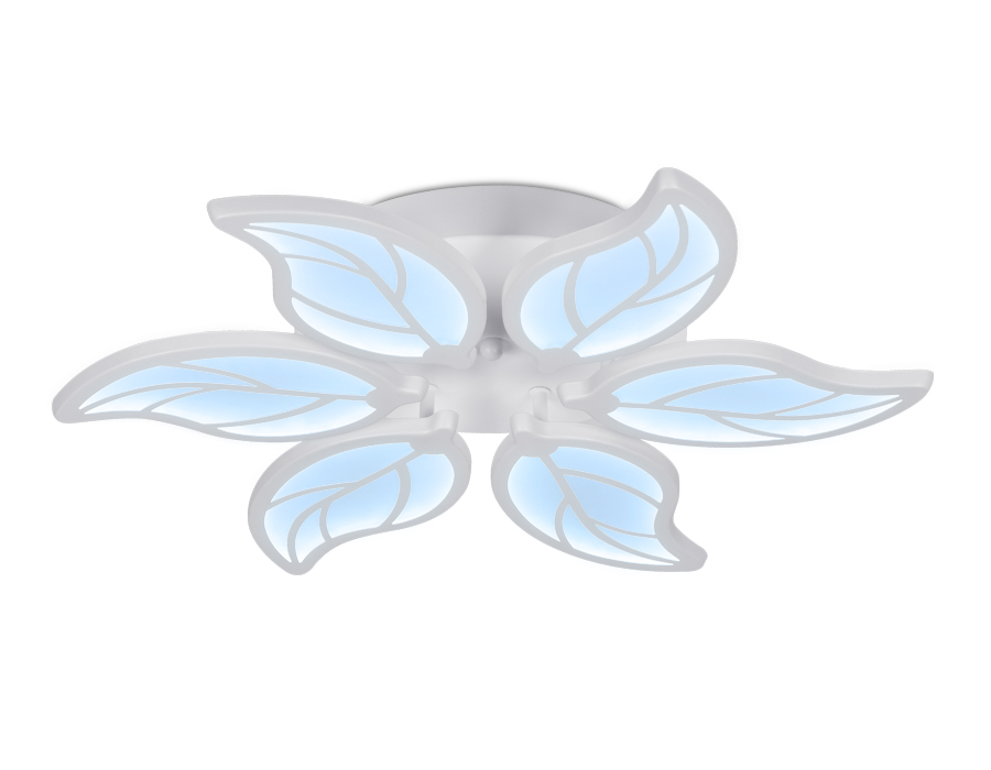 Потолочный светодиодный светильник с пультом FA459/6 WH белый 90W 560*480*80 (ПДУ РАДИО 2.4)