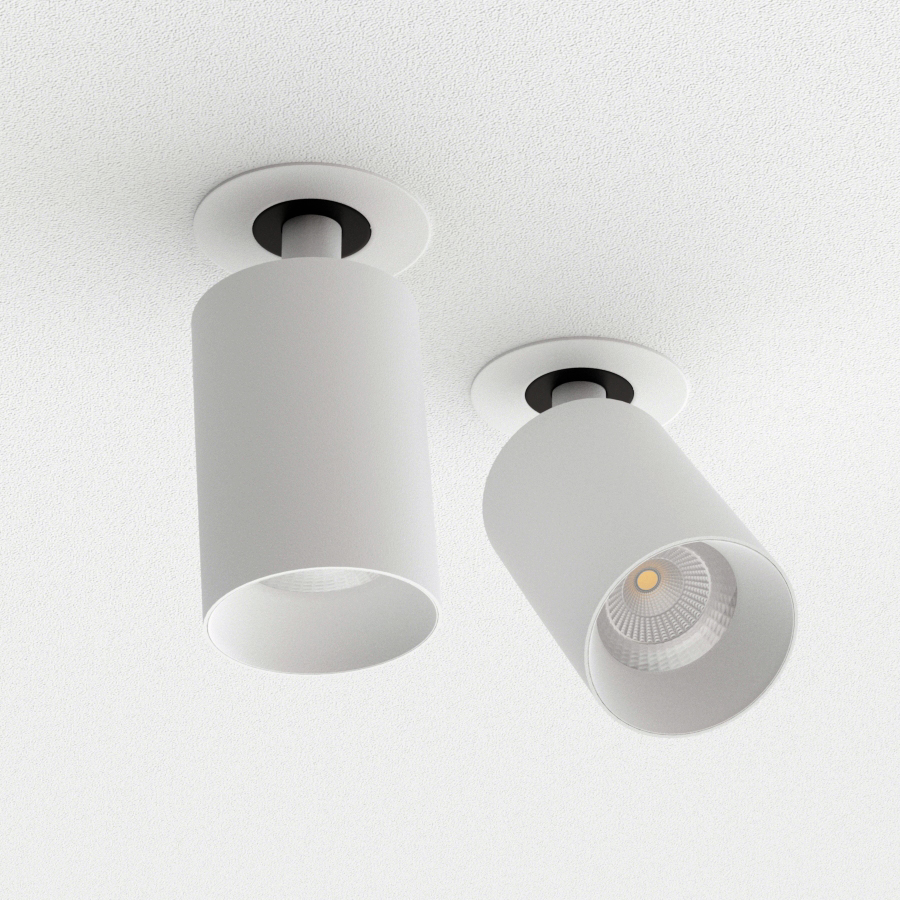 Встраиваемый поворотный светодиодный светильник Ledron SAGITONY R BASIC S60 White (2038)