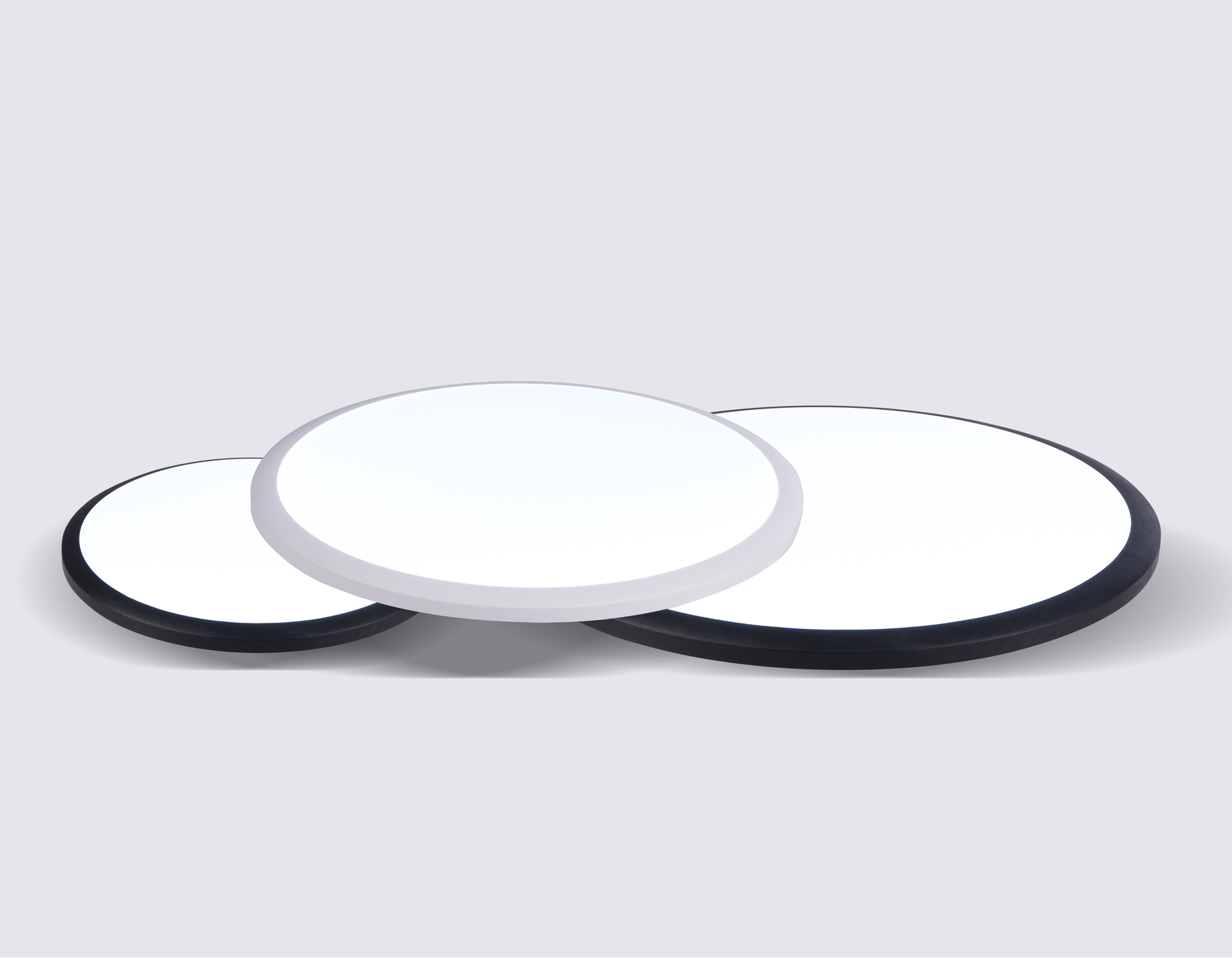 Потолочный светодиодный светильник FZ1232 WH белый IP44 48W 6400К D450*55 (Без ПДУ)