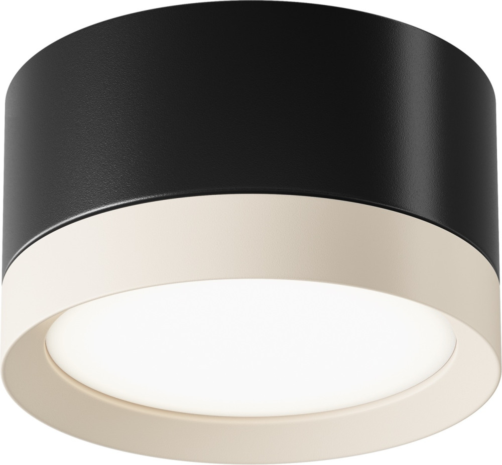 Накладной потолочный светильник Hoop GX53 1x15Вт Maytoni Technical C086CL-GX53-SRD-BW (c086cl-gx53-srd-bw)