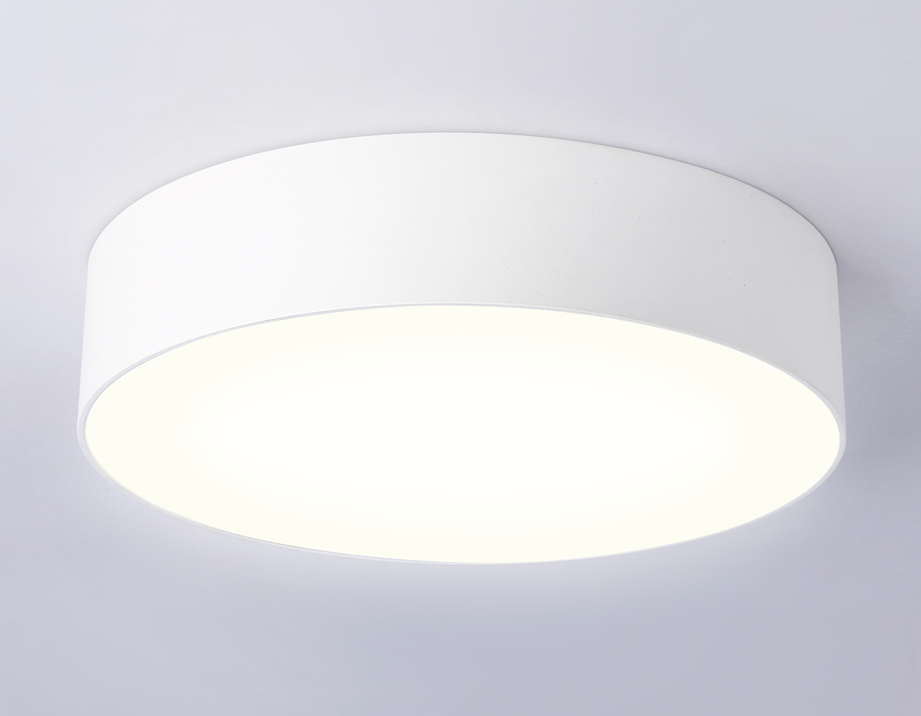 Потолочный светодиодный светильник FV5519 WH белый LED 26W 3000K D220*58 (Без ПДУ)