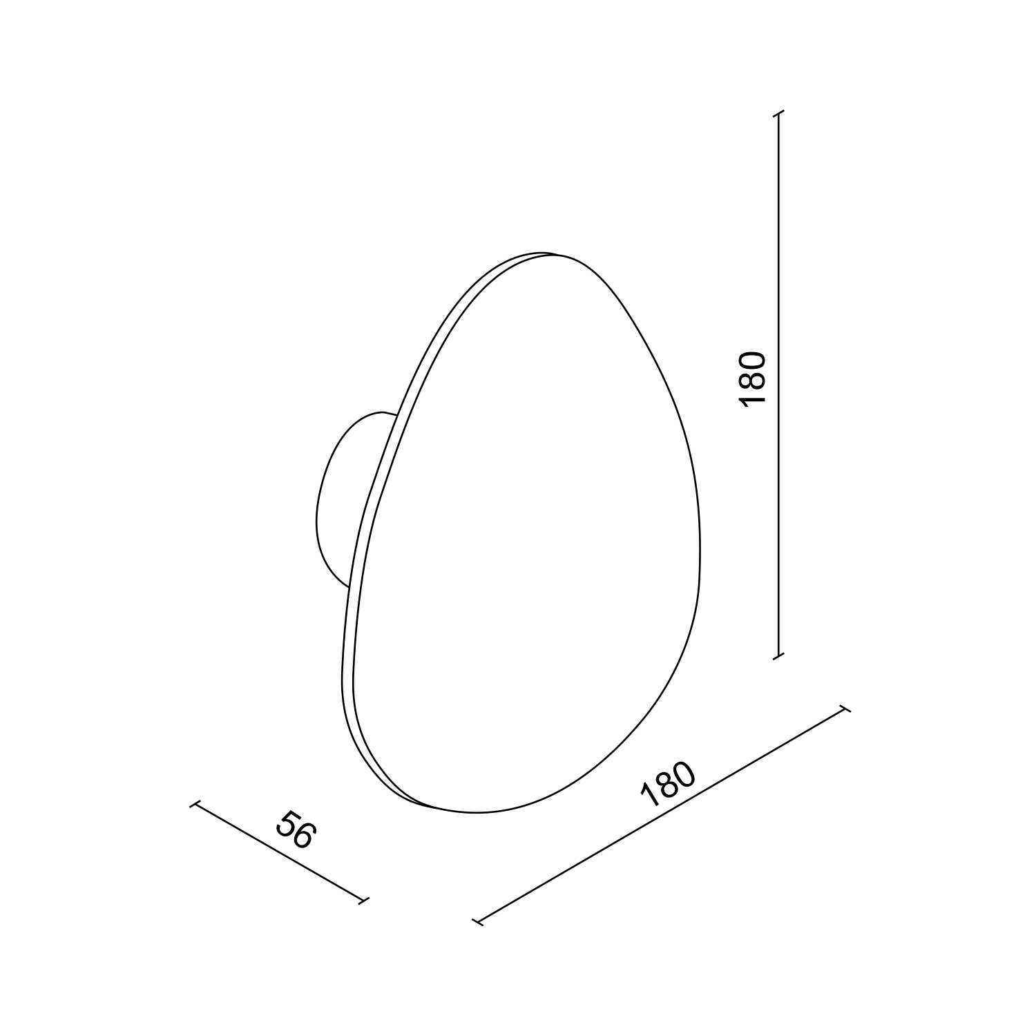 Настенный светодиодный светильник Ledron MW-8409 (3033)