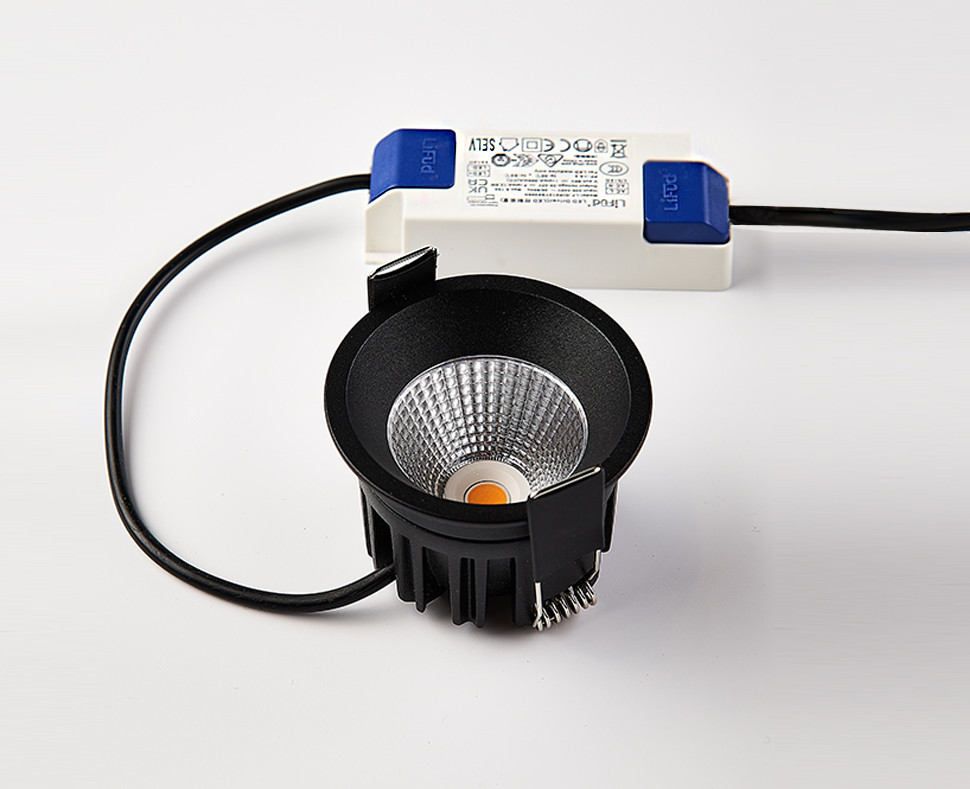 IT08-8035 black 4000K светильник встраиваемый