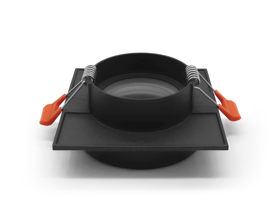 Встраиваемый точечный светильник MR16 в стиле техно TN315 SBK черный песок GU5.3 92*92*40