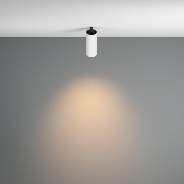 Встраиваемый светильник FOCUS LED 3000K 1x12W 50 Maytoni Technical C053CL-L12W3K-W-W (c053cl-l12w3k-w-w)