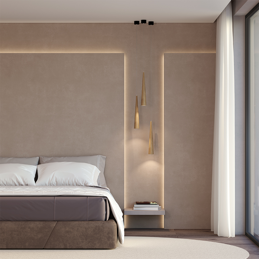 Подвесной накладной светильник WoodCone Black под сменную лампу (11076)