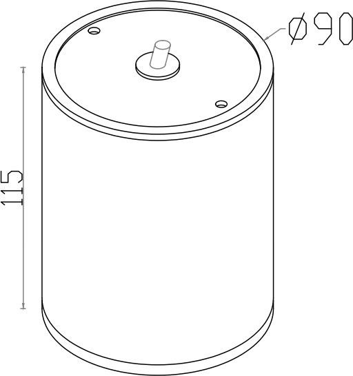 Потолочный светильник уличный Bar O306CL-L7GF (o306cl-l7gf)