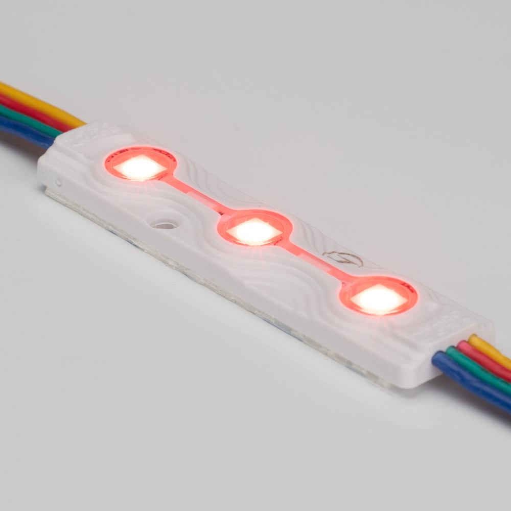 Модуль герметичный ARL-ORION-R07-12V RGB (5050, 3 LED) (Arlight, Закрытый) 026540