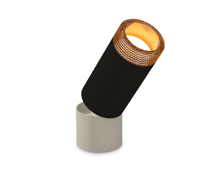 Крепеж накладной поворотный для светильника D60mm A2221 BK черный D60*H50mm Out45mm (для корпуса D60mm)