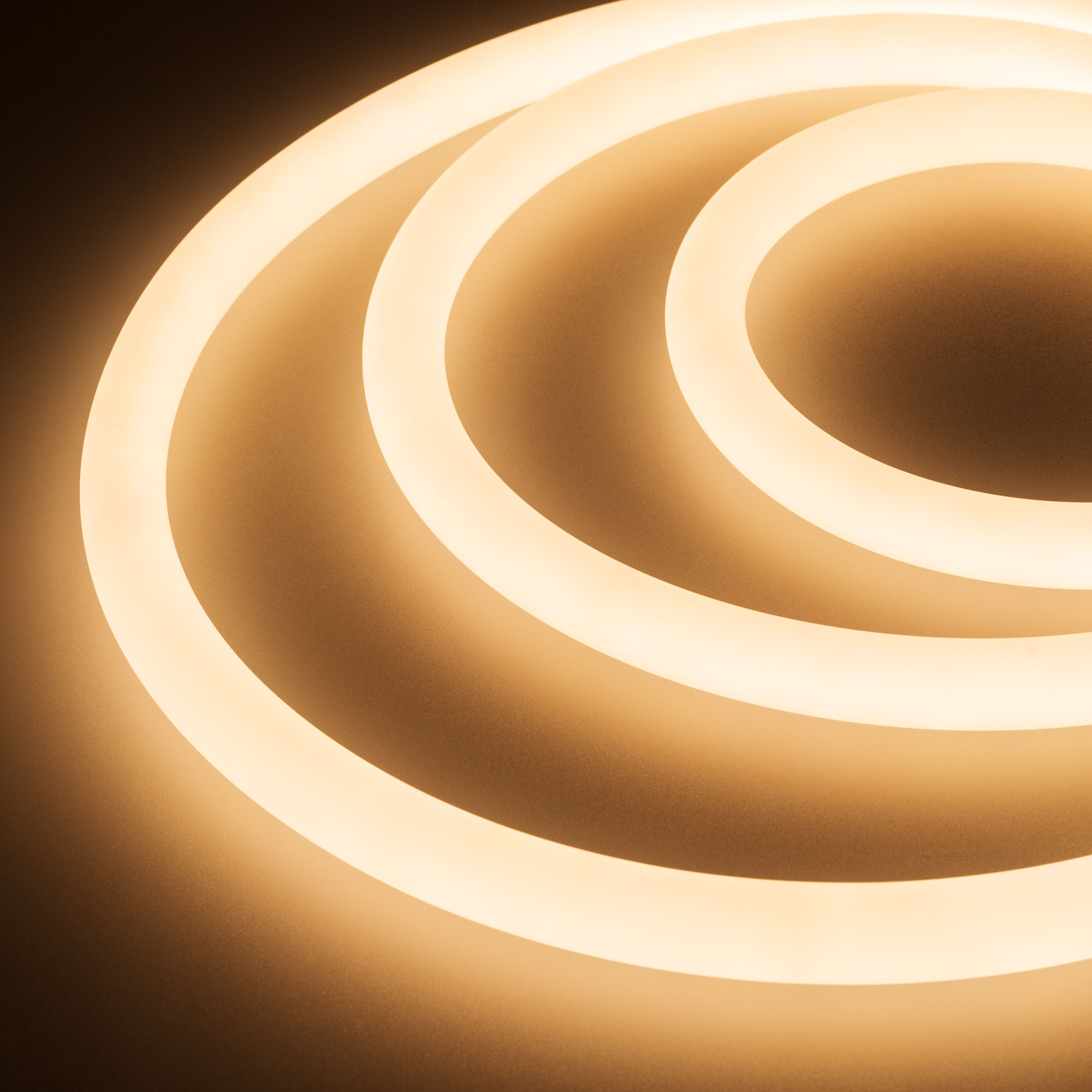 Лента герметичная MOONLIGHT-SIDE-A336-D25mm 24V Warm2300 360deg (14.4 W/m, IP65, 2835, 5m, wire x1) (Arlight, Вывод боковой, 3 года) 038750