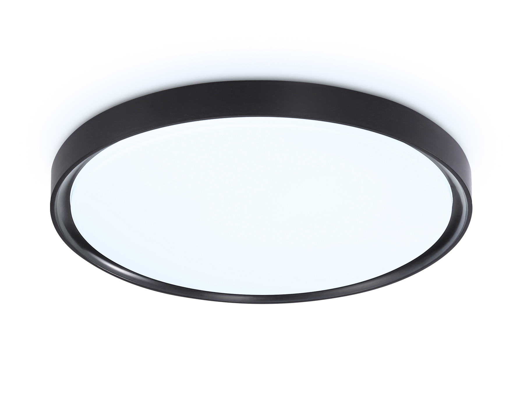 Потолочный светодиодный светильник с высокой степенью защиты IP54 FZ1248 BK черный IP54 30W 5000K D380*60 (Без ПДУ)