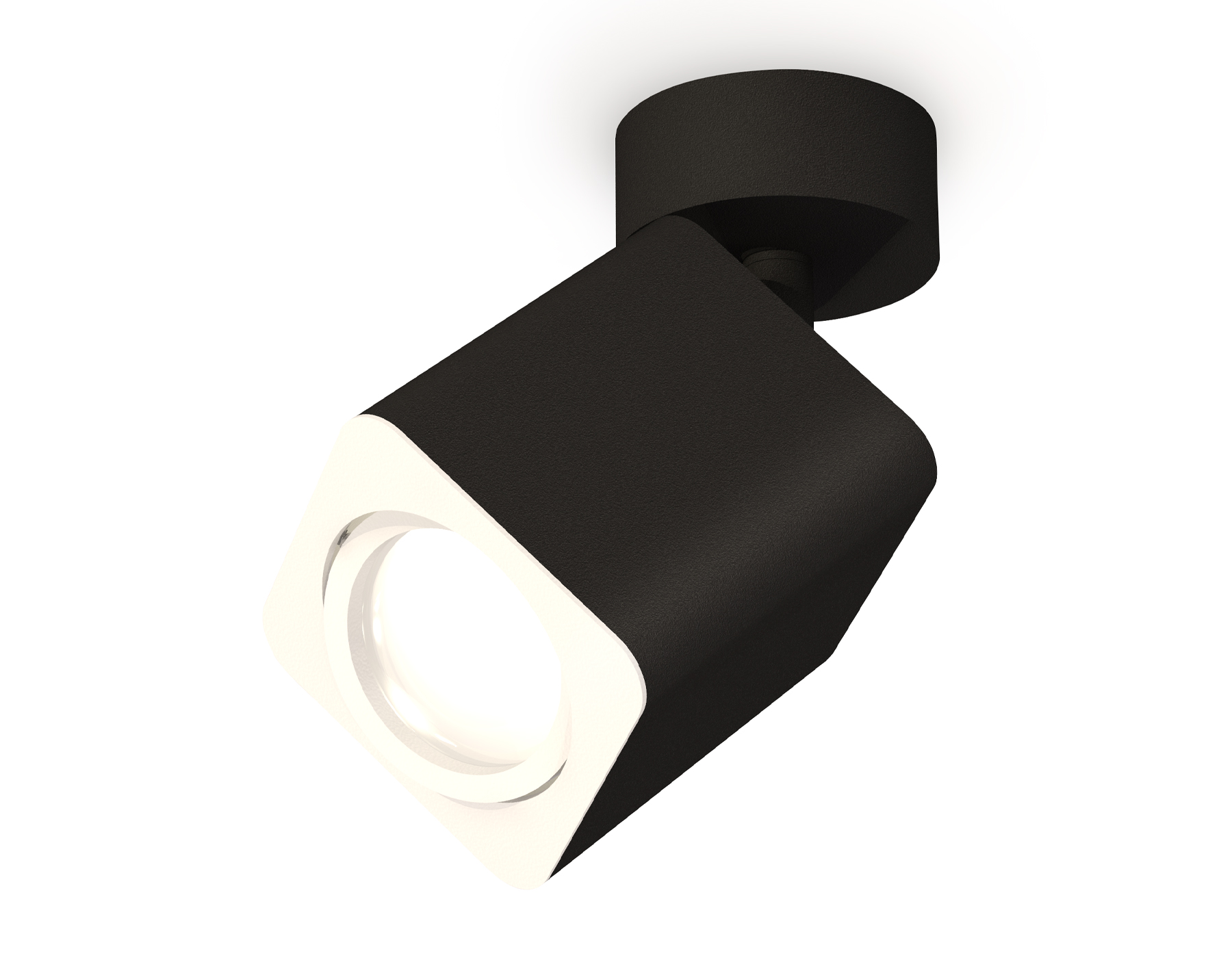 Комплект накладного поворотного светильника XM7813010 SBK/SWH черный песок/белый песок MR16 GU5.3 (A2210, C7813, N7710)