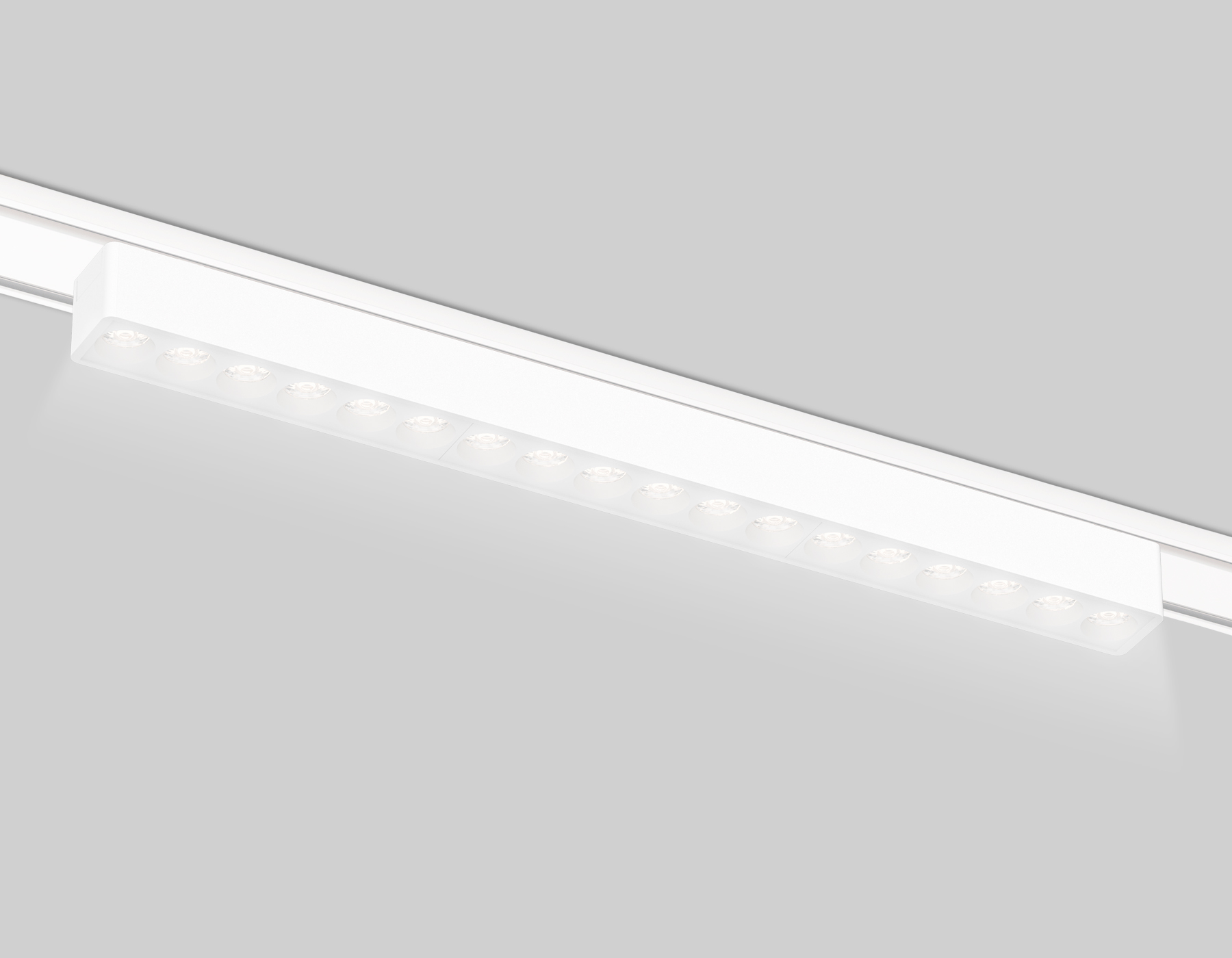 Светильник светодиодный трековый для шинопровода Magnetic Ultra Slim GV1414 WH белый IP20 18W 4200K 48V 24° 338*26*24