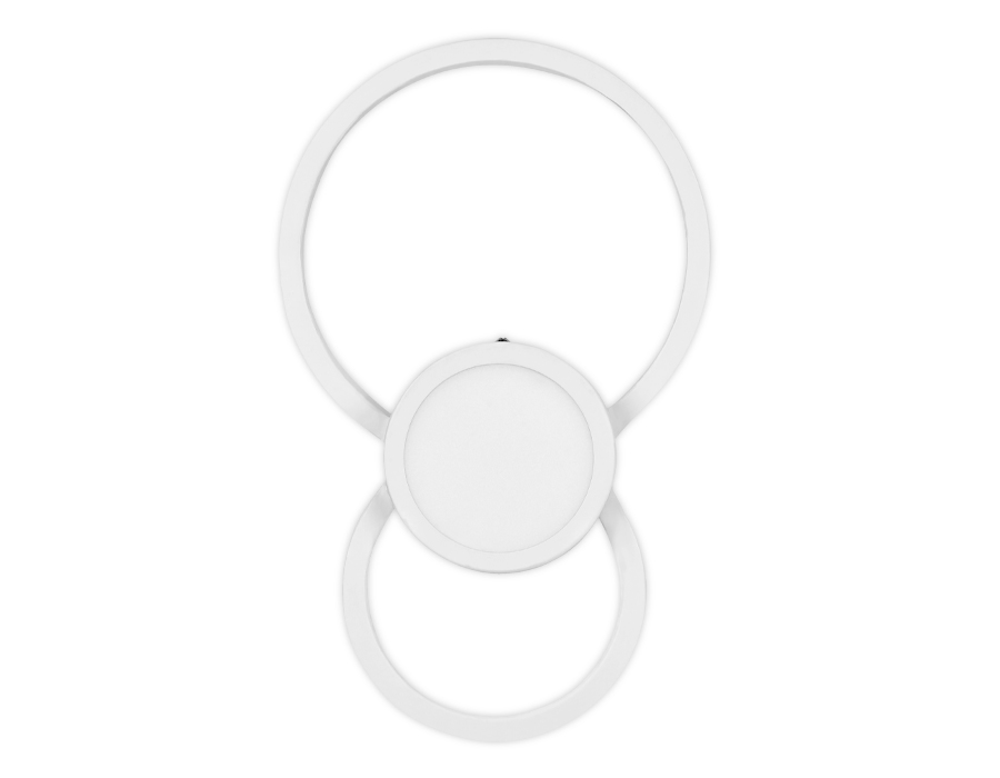 Настенный светодиодный светильник с акрилом FL413 WH белый LED 3000K 24W 340*210*50