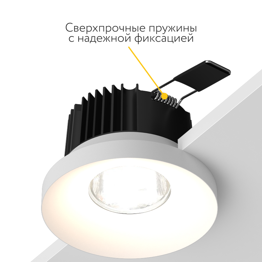 Встраиваемый светодиодный светильник Ledron DL3145 White (8382)