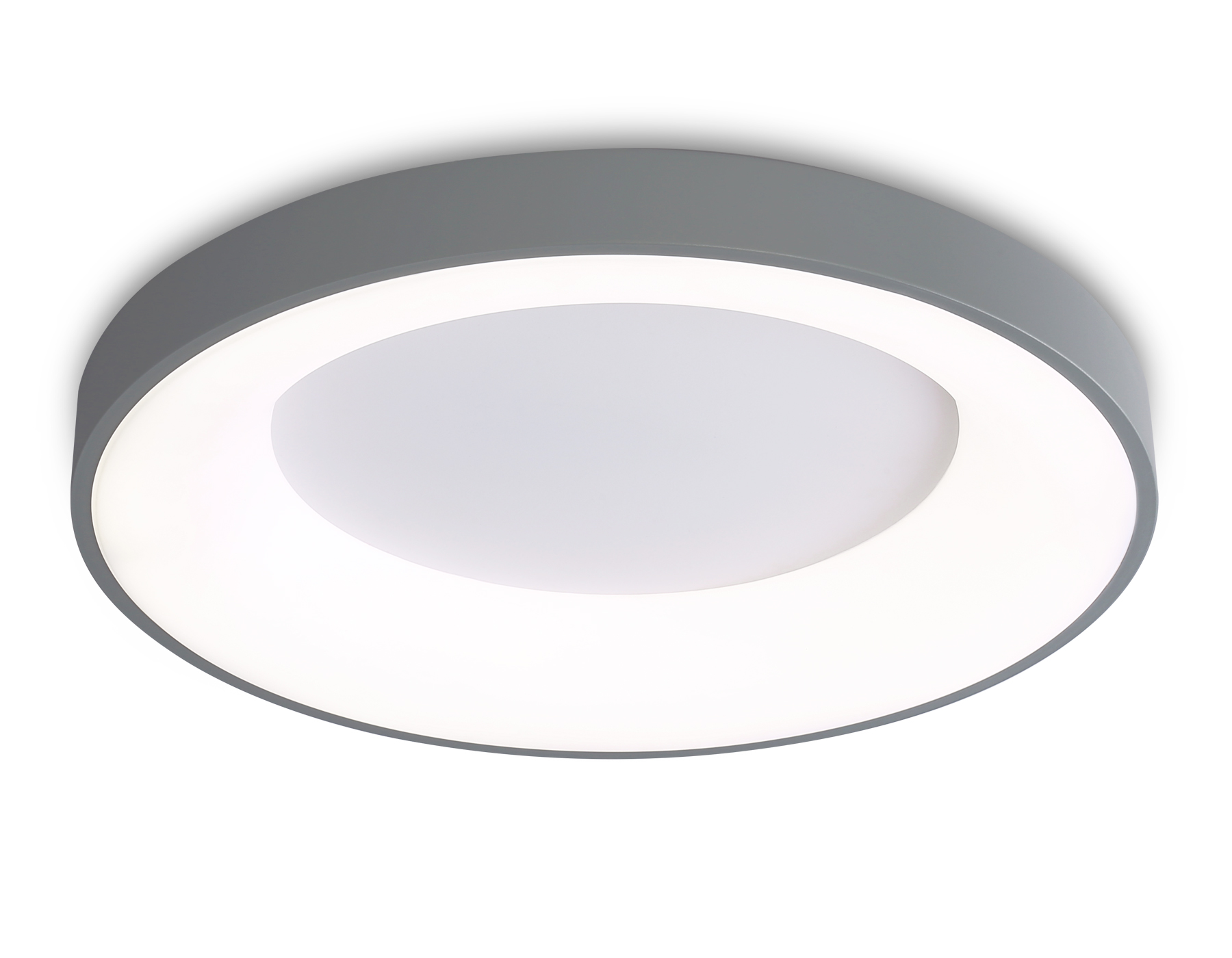 Потолочный светодиодный светильник с пультом FZ1402 GR серый IP20 48W 3000K-6500K D500*50 (ПДУ ИК)