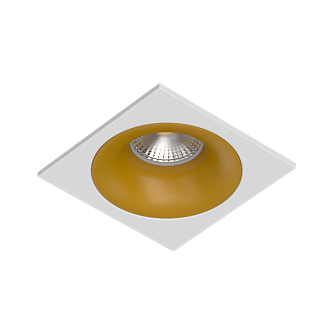 Встраиваемый светильник под сменную лампу Ledron MJ1003 SQ White-Gold (2341)
