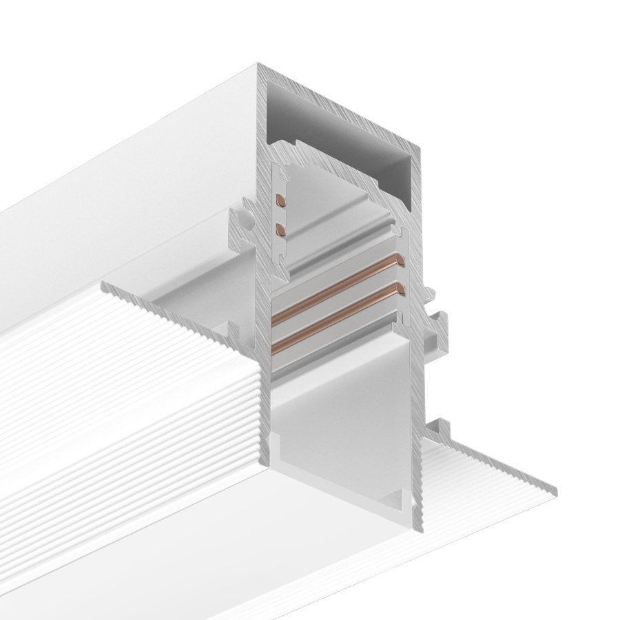 Встраиваемый магнитный трек Ledron АВД-7715 White (9804)
