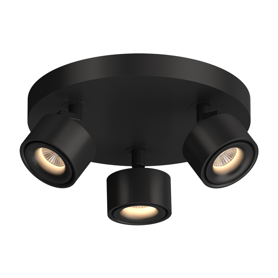 Накладной поворотный светодиодный светильник Ledron SAGITONY R3 S75 Black 4000K (11165)