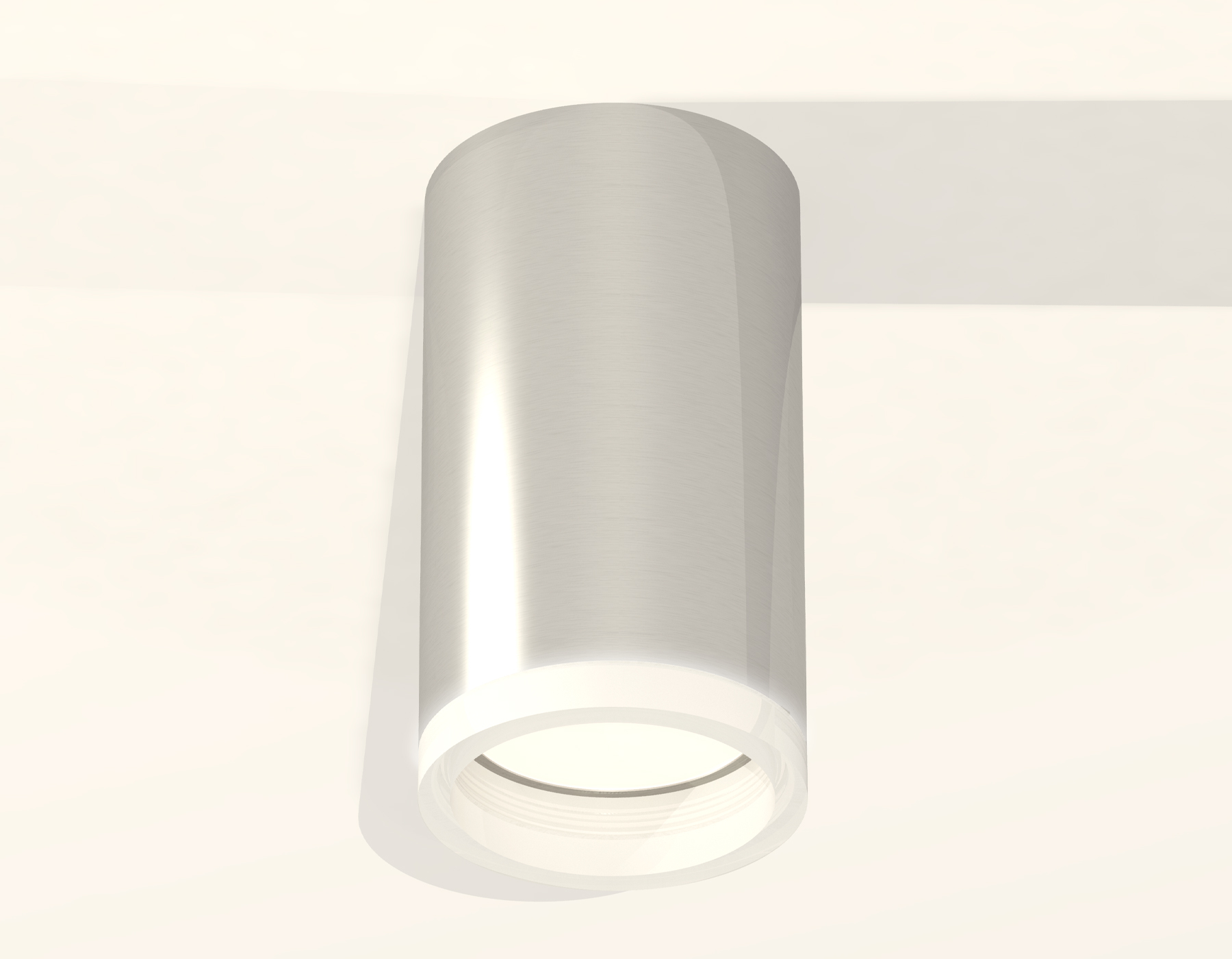 Комплект накладного светильника с акрилом XS6325040 PSL/FR серебро полированное/белый матовый MR16 GU5.3 (C6325, N6245)