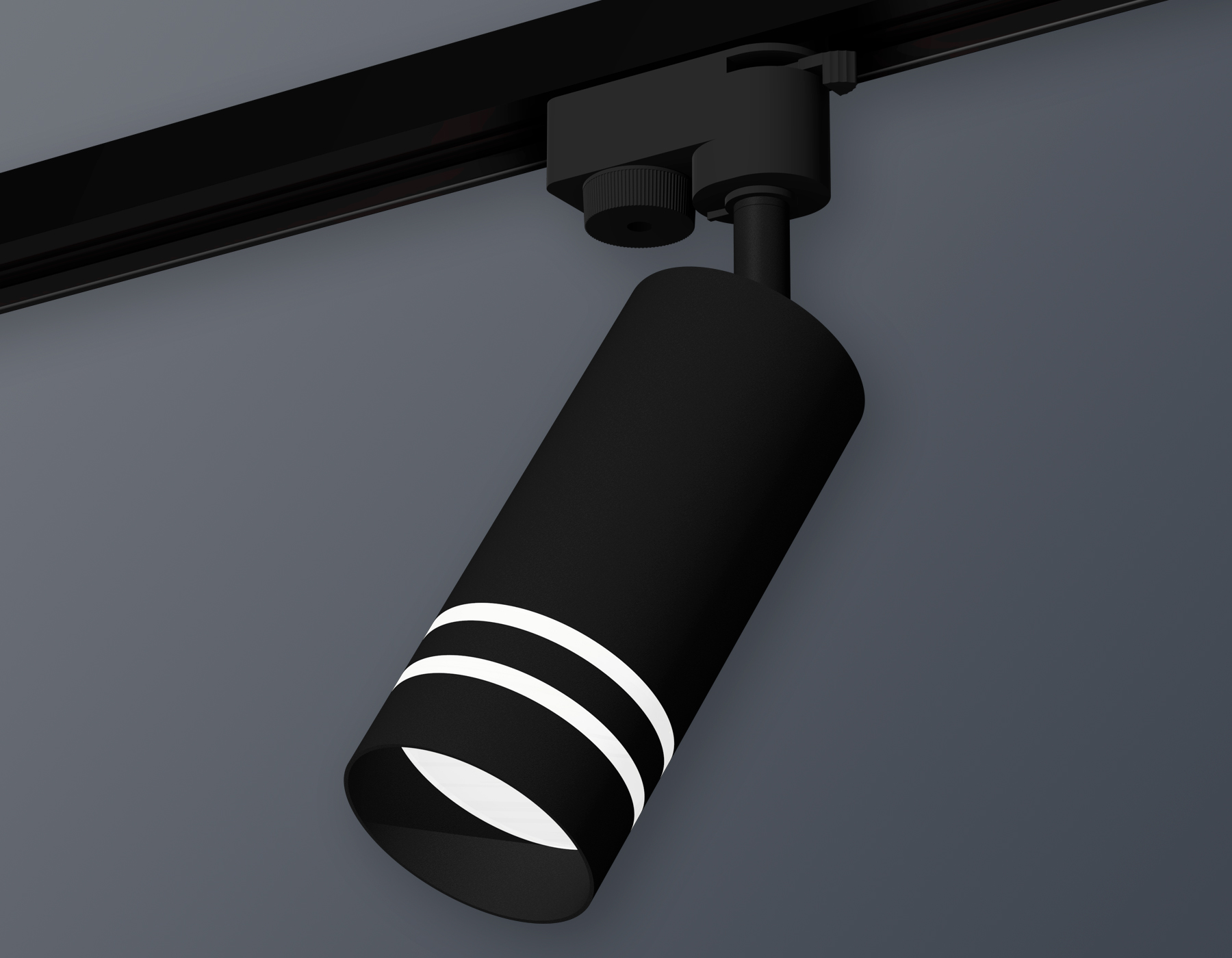 Комплект трекового однофазного светильника XT6323121 SBK/FR черный песок/белый матовый MR16 GU5.3 (A2521, C6323, N6236)